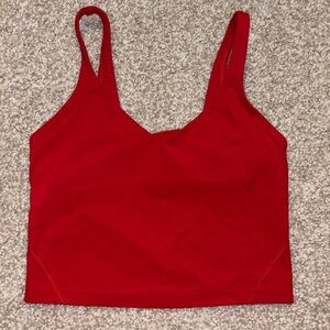 Limited Edition red Lululemon Align Tank